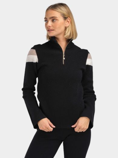 Bilde av WoolLand Hemsedal Knitted Top Woman Black